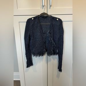 Cardigan blazer